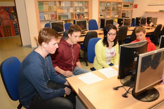 Skupina žáků ze ZŠ dr. Milady Horákové si se zadáním Matematického expresu poradila nejlépe ze všech tuzemských deváťáků.
FOTO: DAVID MACHÁČEK