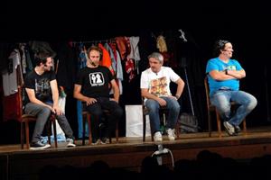 Partička Ondřej Sokol, Igor Chmela, Michal Suchánek a Richard Genzer po čtyřech letech znovu míří na jeviště místního kulturního domu.
FOTO: DAVID MACHÁČEK