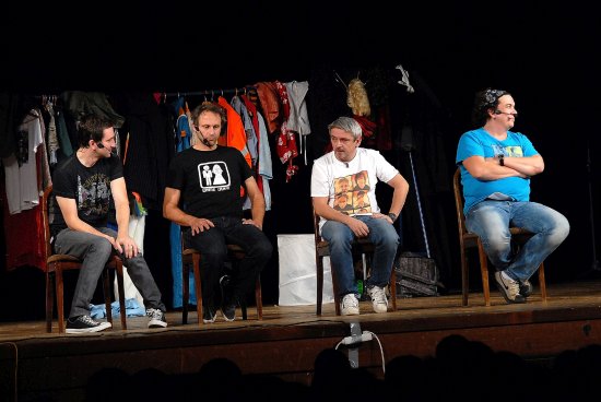 Partička Ondřej Sokol, Igor Chmela, Michal Suchánek a Richard Genzer po čtyřech letech znovu míří na jeviště místního kulturního domu.
FOTO: DAVID MACHÁČEK