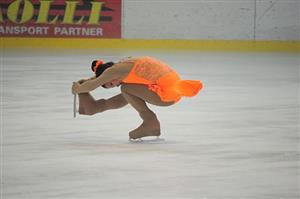 Marika Demlová si na Velké ceně města Kopřivnice zajela letošní bodové maximum a obsadila pěknou desátou příčku v kategorii nejmladších žaček. 
FOTO: KRISTINA ČABLOVÁ
