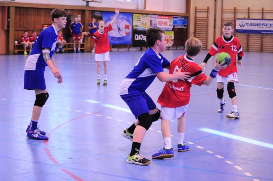 Kopřivničtí mladí házenkáři ve 3. kole Česko-Slovensko-Polské ligy vysoko porazili soupeře z Frýdku-Místku.
FOTO: KRISTINA ČABLOVÁ