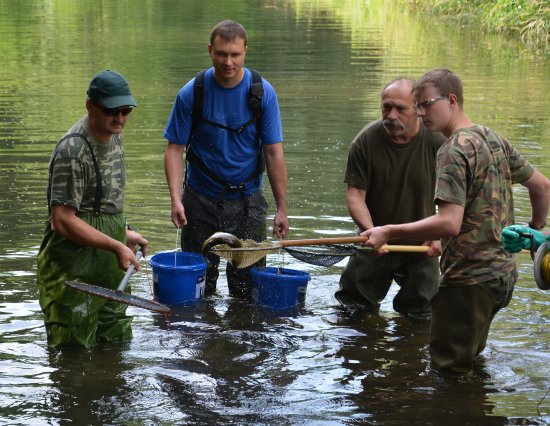 Rybáři byli při odlovu ryb sami mile překvapeni různorodostí ryb, což prý svědčí o zlepšení vody v řece. Během dvou akcí odlovili celkem 6,5 tisíce ryb.
FOTO: DANA HOĎÁKOVÁ