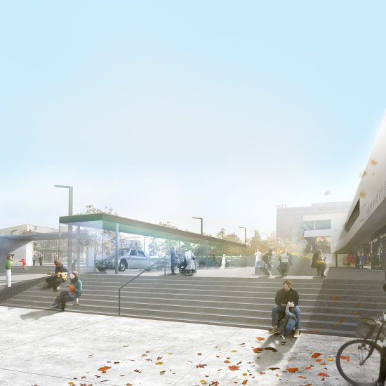 Součástí připravované výstavy o podrobnostech rekonstrukce centra Kopřivnice mají být i zcela nové vizualizace jeho budoucí podoby. Výstava ve vestibulu radnice začne už v pondělí 4. února. 
REPRO: MĚSTO KOPŘIVNICE