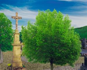 Vizualizace částečně nastiňující budoucí podobu městského hřbitova. Jeho rekonstrukce začíná v těchto dnech a dokončena má být do Dušiček.
REPRO: MĚSTO KOPŘIVNICE