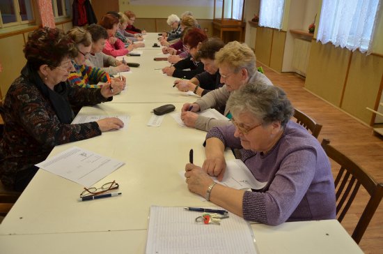 Naučit se trénovat svůj mozek a zlepšit paměť přišlo v úterý 12. března do klubovny v Kulturním domě v Mniší 17 seniorů.
FOTO: LUCIE KAZLEPKOVÁ