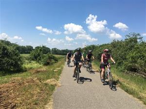 Pětačtyřicet kopřivnických seniorů absolvovalo cyklovýlet po jižní Moravě. Díky zpoždění v dopravě jeli zkrácenou trasu.
FOTO: PAVLA ZRUNKOVÁ