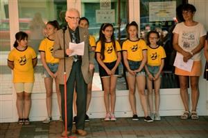 Někdejší politický vězeň Zdislav Zima byl tradičně jedním z řečníků na vzpomínkové akci připomínající výročí justiční vraždy Milady Horákové.
FOTO: DAVID MACHÁČEK