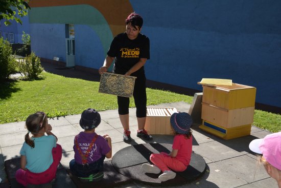 Festival medu a písničky kromě zábavy nabídl i poučení jak pro nejmenší, tak i pro zkušené chovatele včel.
FOTO: DANA HOĎÁKOVÁ