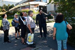 V rámci akce Kopr staví aneb Město je naše společné hřiště se lidé mohli projít centrem Kopřivnice a přímo na místě se od městského architekta dozvědět o plánované rekonstrukci.
FOTO: DAVID MACHÁČEK