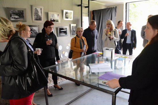 Spolupracovníci spolku Purpura prezentovali zástupcům radnice končící první etapu rekonstrukce Galerie Galaxie.
FOTO: DAVID MACHÁČEK