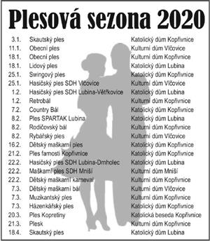 Plesová sezona 2020