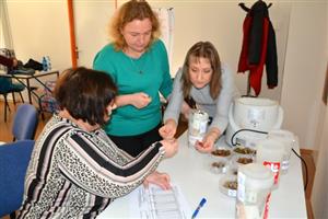 Počítání výtěžku z kasiček Tříkrálové sbírky probíhalo pod dohledem pracovnic finančního odboru kopřivnické radnice.
FOTO: DANA HOĎÁKOVÁ