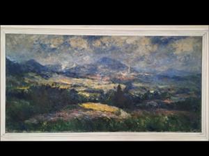 Olejomalba Josefa Treuchela, o jejímž nákupu rozhodli radní, bude po vyčištění a úpravě rámu zdobit interiér Ringofferovy vily.
FOTO: OŠKS