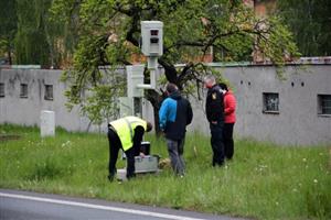 V minulém týdnu byla zprovozněna další dvě stanoviště pro měření rychlosti projíždějících aut.
FOTO: DANA HOĎÁKOVÁ
