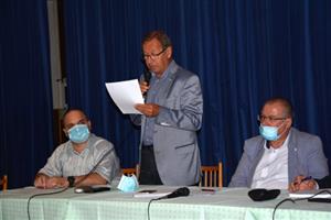 Na veřejných schůzích se představilo nové vedení města, hlavním tématem bylo ale budování kanalizace.
FOTO: RADEK HARABIŠ