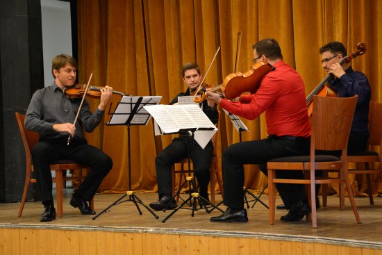 Benda Quartet koncertem v Kopřivnici přispěl k celosvětovým oslavám výročí narození Ludwiga van Beethovena. 
FOTO: DAVID MACHÁČEK