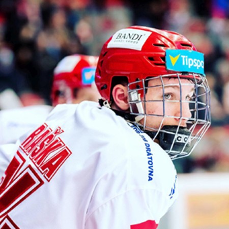 Adam Raška v dresu třineckých Ocelářů.
FOTO: ARCHIV A. RAŠKY