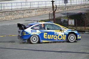 Úřadující mistr Václav Pech si vybral velkou porci smůly hned v úvodu prvního podniku letošního rallyového seriálu. Na trase 1. RZ vážně poškodil svůj vůz a z KOWAX Valašské rally odstoupil. 
FOTO: KRISTINA ČABLOVÁ