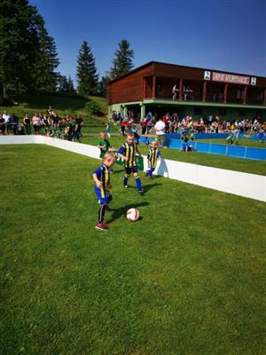 Celkem 17 týmů předpřípravek se utkalo na hřišti ve Veřovicích, o výsledky ale nešlo, odměněni byli nakonec všichni malí fotbalisté a fotbalistky.
FOTO: FC KOPŘIVNICE