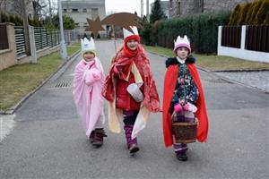 Po loňské pauze se v ulicích města objevily skupinky koledníků vybírající příspěvky v Tříkrálové sbírce pro Arcidiecézní charitu. Letošní ročník sbírky skončí už tuto neděli.
FOTO: DAVID MACHÁČEK