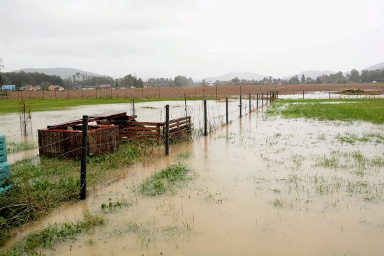 Lokalita v Lubině na Holotě, která je po vydatnějších nebo déletrvajících deštích zaplavována vodou z polí, se dočká protipovodňové ochrany.
FOTO: DAVID MACHÁČEK