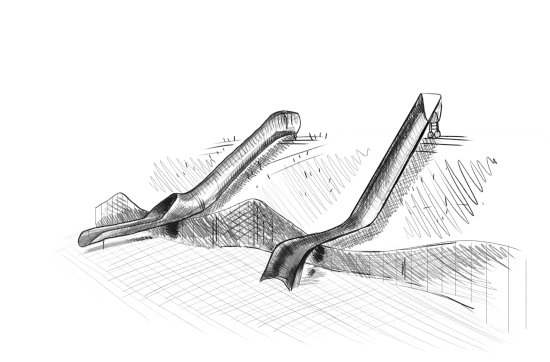 V loňském roce zvítězil v Ko-projektech návrh na vznik dvou nerezových skluzavek na sídlišti Sever. V současné době probíhá výběr dodavatele.
REPRO: MĚSTO KOPŘIVNICE