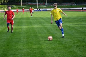 Unikající kopřivnický útočník Tomáš Socha, který si dalším hattrickem v duelu proti Jeseníku n. O. pojistil pozici nejlepšího střelce soutěže.
FOTO: LUKÁŠ BUKOVJAN
