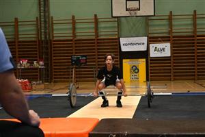 Viliam Naňák byl v kategorii mladších žáků průběžně až šestý, ale skvělým výkonem se vyšvihl až ke zlaté medaili.
FOTO: MAREK HAVRAN
