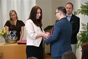 Mezi letos oceněnými kopřivnickými kantory byla i Lenka Kořenková, vyučující na prvním stupni ZŠ Alšovy. FOTO: DAVID MACHÁČEK