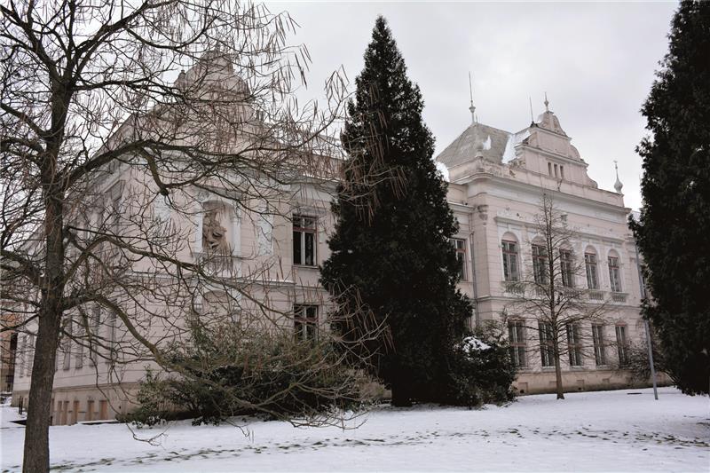 Historická budova někdejší Základní školy Náměstí má být přebudována na moderní knihovnu a komunitní centrum. FOTO: DAVID MACHÁČEK