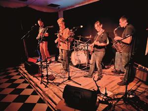 Domácí kapela ZAhRADKAři zahrála minulou sobotu na půdě Dex Klubu společně s frýdecko-místeckými Downbelow a Slepí Křováci. FOTO: DAVID MACHÁČEK