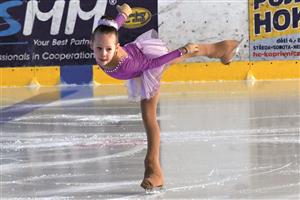 Jednou z medailistek domácího FSC na Malé ceně Kopřivnice byla i Nela Laki (na snímku), která v kategorii nováčci – starší dívky vybojovala bronzovou medaili. FOTO: MAREK HAVRAN
