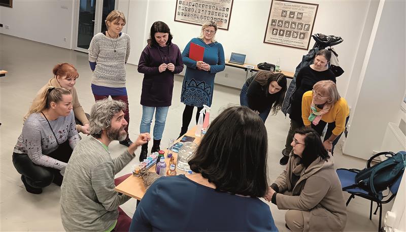 Jednou z aktivit Místního akčního plánu ORP Kopřivnice byl projekt Stezka za živou vodou, který má žáky přivést k opravdovému porozumění přírody. FOTO: EVA KYTKOVÁ