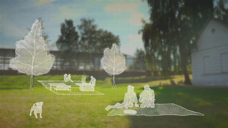 Gril v sadu Edvarda Beneše