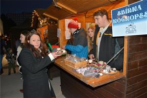 Součástí dobročinného jarmarku, pořádaného u příležitosti zahájení adventu, byla i sbírka na pomoc zvířecím útulkům, pořádaná dětským zastupitelstvem.