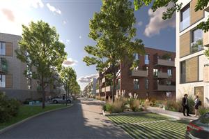 Vizualizace - Rozvojová rezidenční lokalita Kopřivnice-Západ