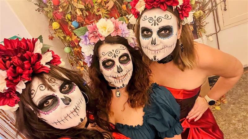 V komunitním centru Vlčovjan minulý pátek v předstihu oslavili mexický svátek Día de los Muertos.