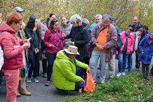 Vycházka s bylinářem Vladimírem Vytáskem se i tentokrát těšila velkému zájmu veřejnosti.