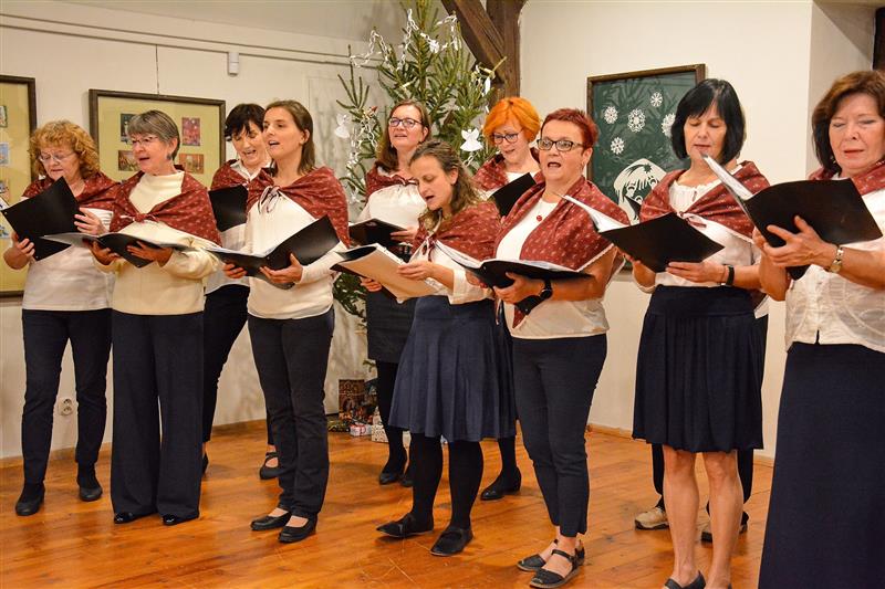 V rámci zahájení výstavy Radostné Vánoce na Fojtství koncertoval příborský sbor Valentin posílený o dětské sbory z Příbora a Lubiny.
