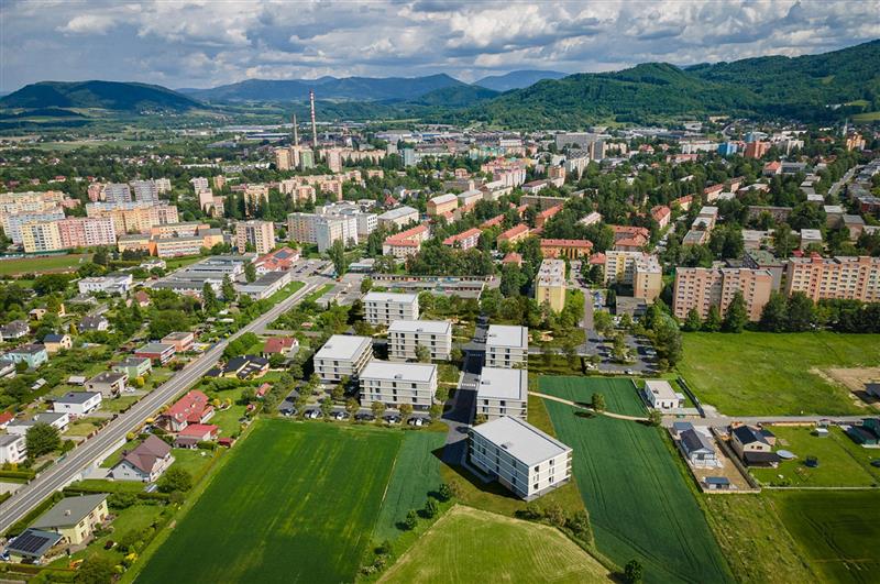Vizualizace zástavby v lokalitě Západ tak, jak ji navrhla vítězná společnost JTA exklusive.