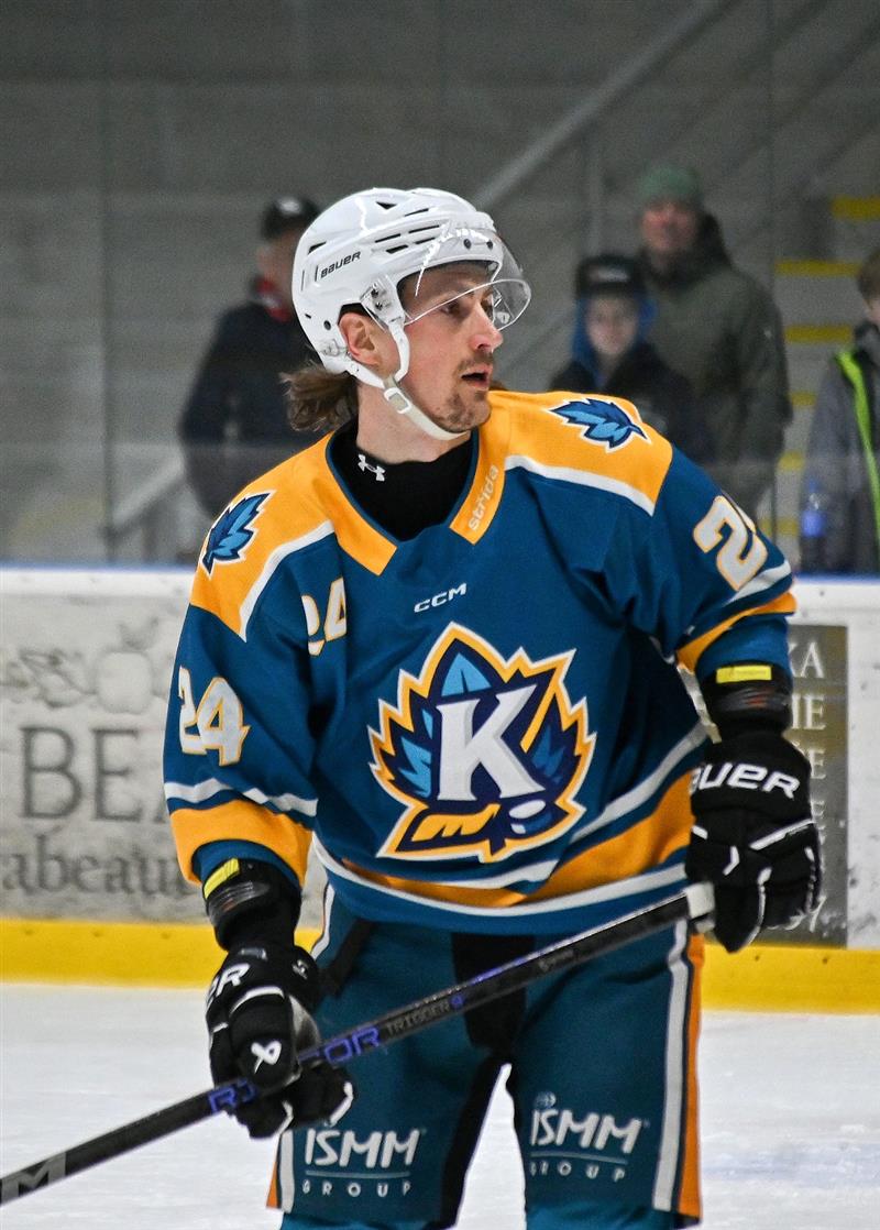 Útočník Michal Velecký měl po předchozí smolné sezoně tentokrát lepší rok, v play-off byl jedním z tahounů týmu.